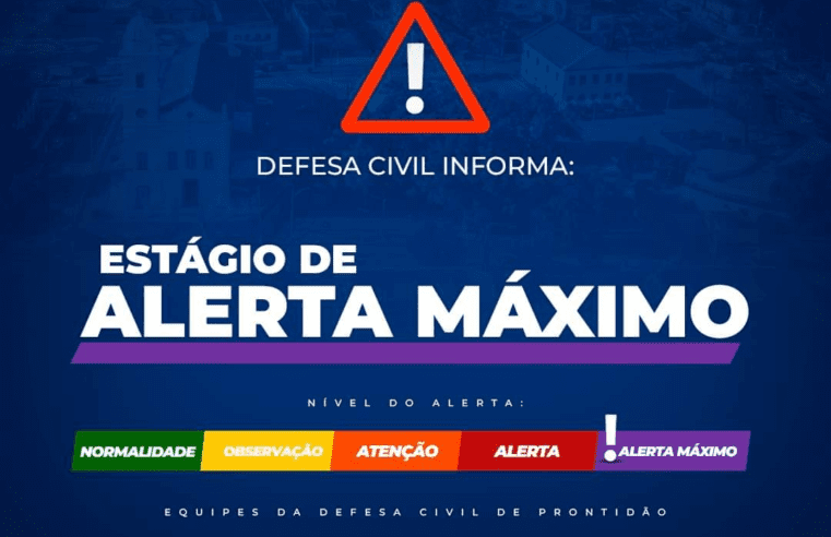 Maricá entra em estágio de alerta máximo