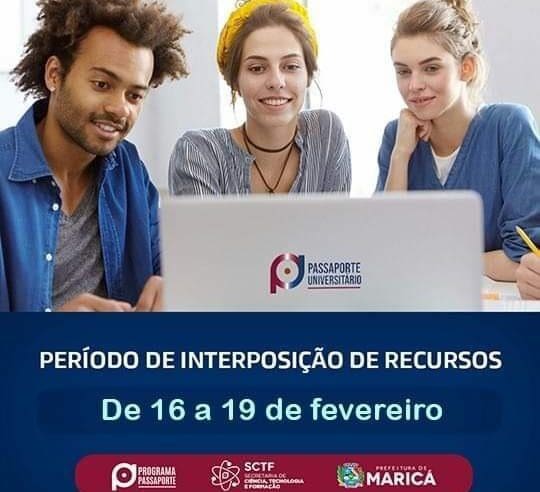 Secretaria de Ciência, Tecnologia e Formação abre interposição de recurso do Passaporte Universitário