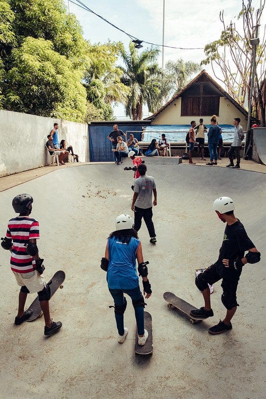 Alunos de Inoã participam de oficinas de skate