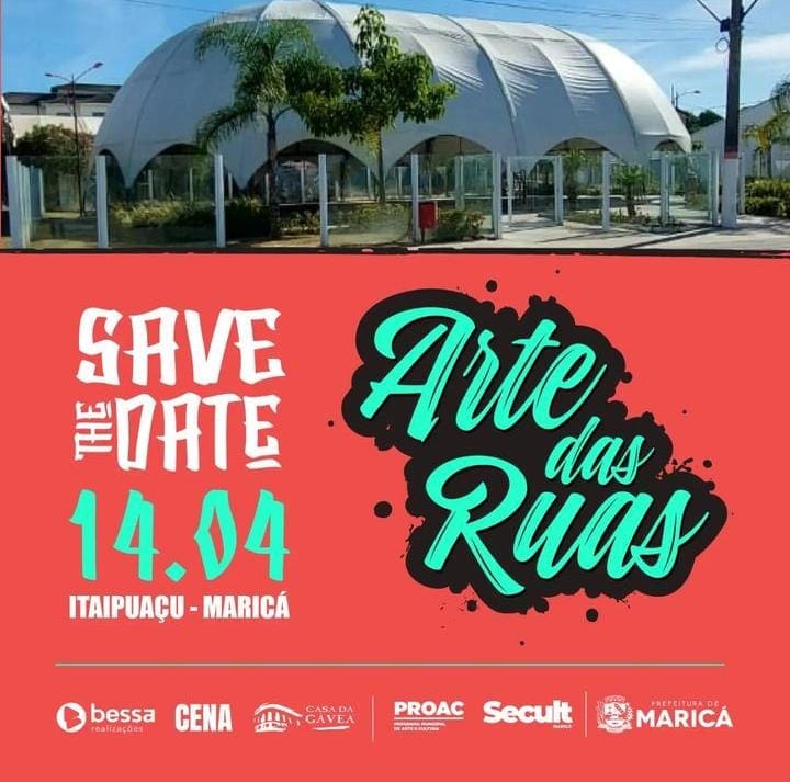 Itaipuaçu recebe festival “Arte das Ruas” neste domingo (14/04)