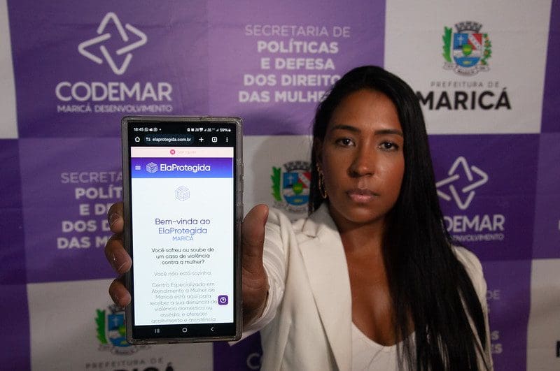 Plataforma digital para denúncias de violência contra mulher em Maricá já está no ar