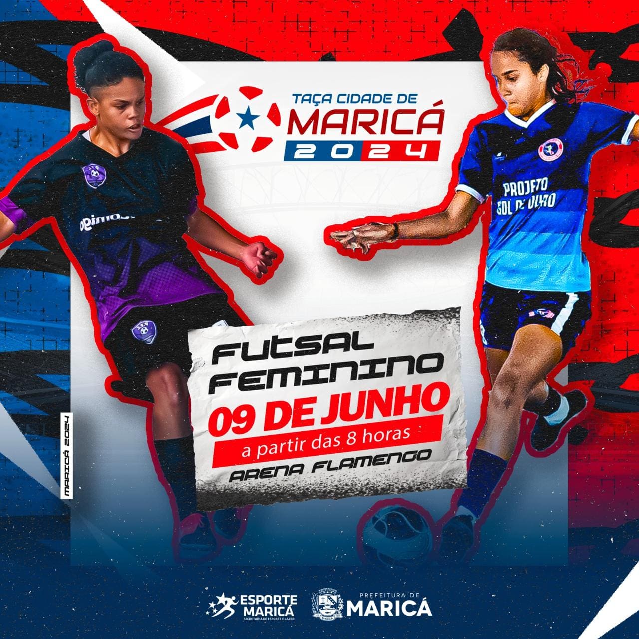 Taça Cidade de Maricá 2024 de futsal feminino acontece neste domingo (09/06)