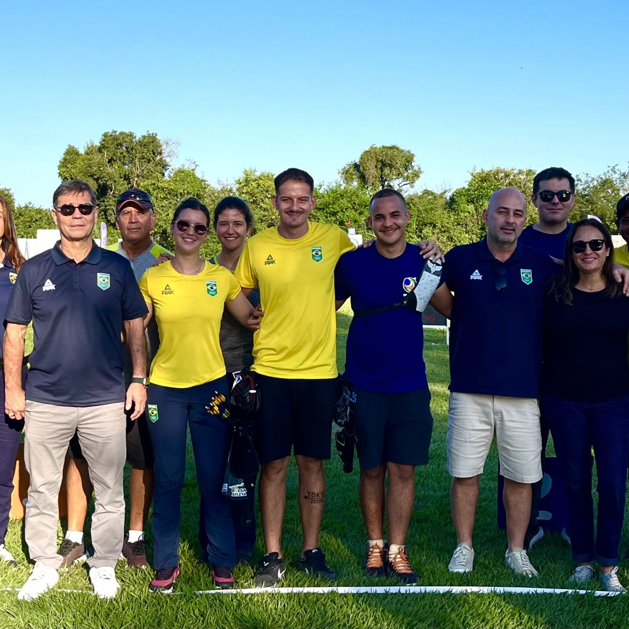 Equipe do COB visitou o CT da Brasil Arco e acompanhou o simulado da seleção