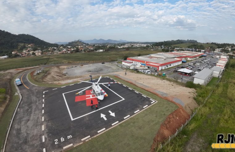 Heliponto é inaugurado no Hospital Municipal Dr Ernesto Che Guevara