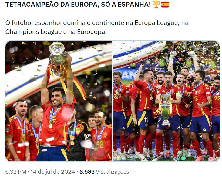 Espanha Conquista o Tetracampeonato Europeu! 🏆🇪🇸