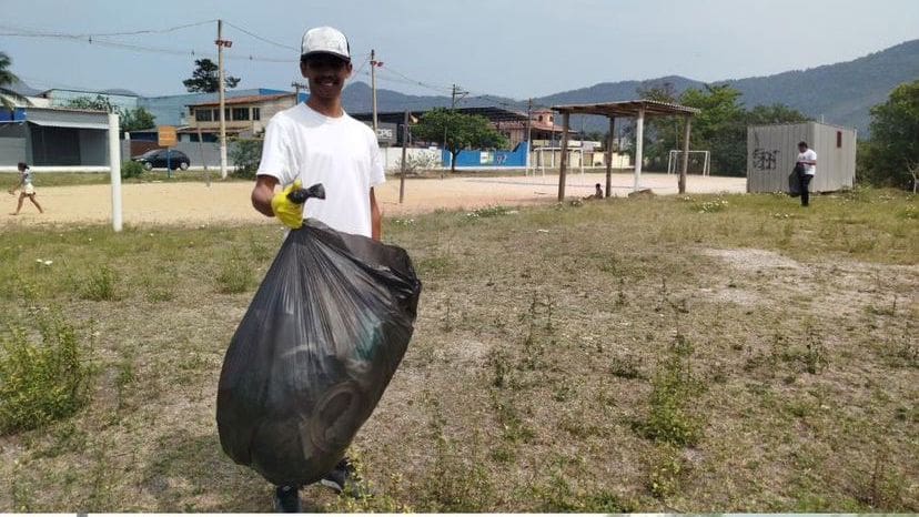 Lagoa de São Bento, em Itaipuaçu, recebe ação do Dia Mundial da Limpeza