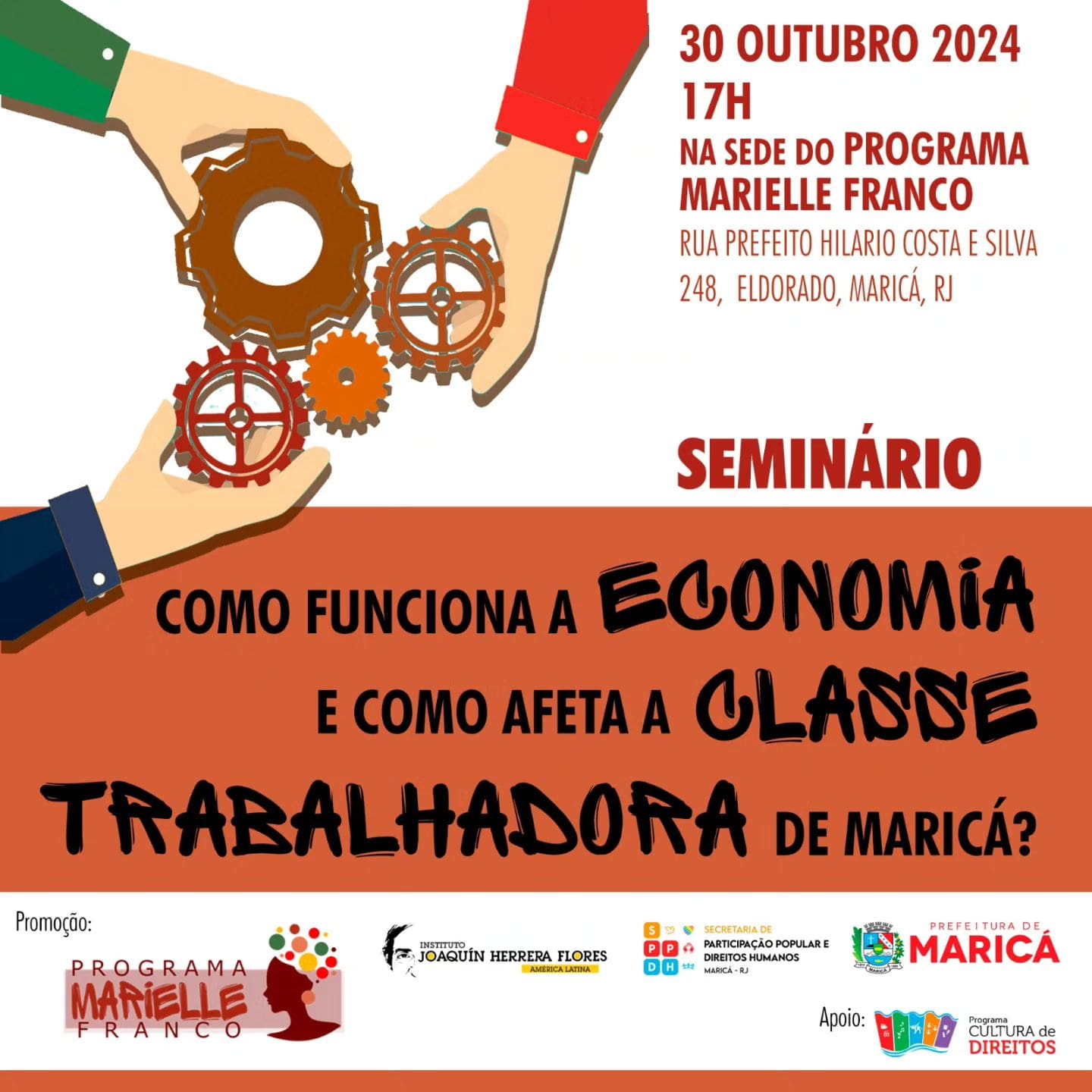 Seminário debate economia e a classe trabalhadora de Maricá