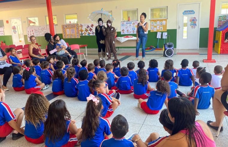 Proteção animal promove atividade educativa para alunos do CEIM Dó Ré Mi Haroldo Sant’anna Santini