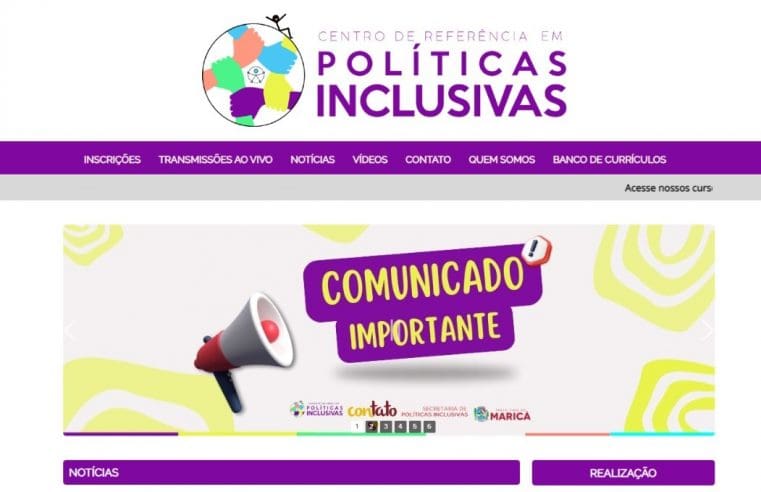 Políticas Inclusivas disponibiliza cursos virtuais