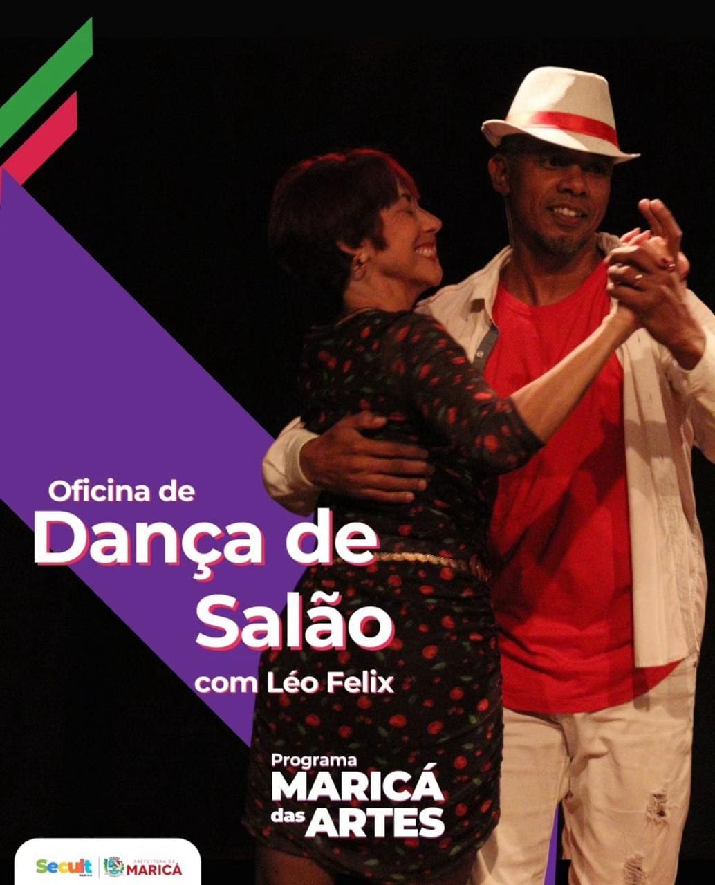 Cultura abre inscrições para oficinas de Dança de Salão