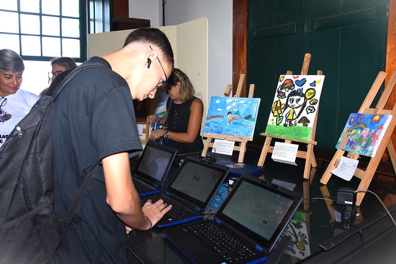 Educação promoveu exposição de pintura e desenho na semifinal do Festart