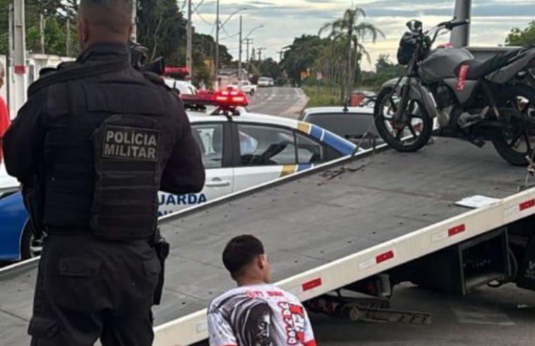 Secretaria de Segurança Cidadã de Maricá apreende moto com placa adulterada em Itaipuaçu