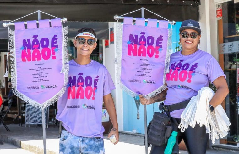 Bloco do ‘Não é Não’ conscientiza foliões em Itaipuaçu