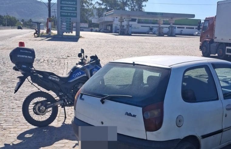 Guarda Municipal recupera, em Inoã, veículo poucas horas após o furto