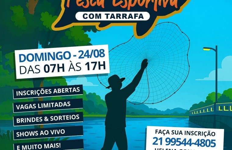 Prefeitura de Maricá abre inscrições para 4ª etapa do Circuito de Pesca Esportiva com Tarrafa