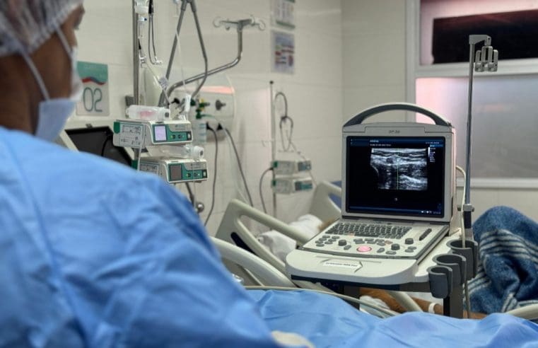 Hospital Dr. Ernesto Che Guevara realizou a primeira inserção de cateter de linha média por ultrassom