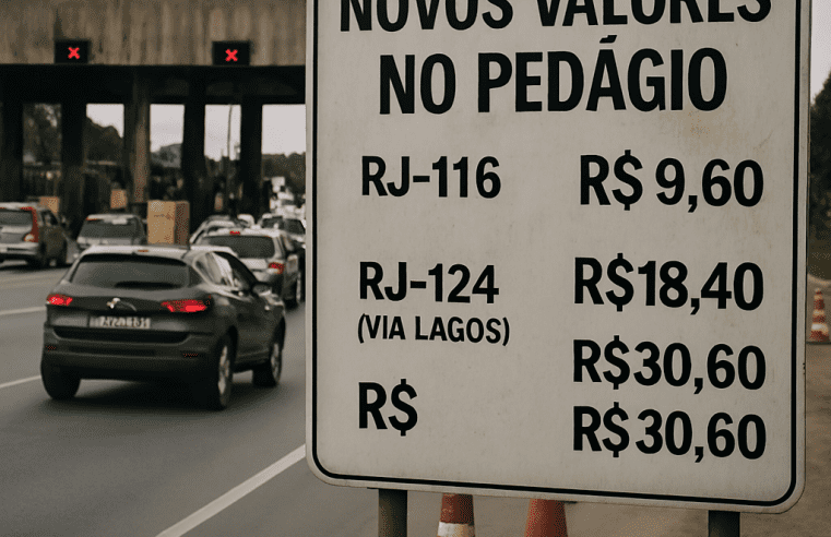 O PESO DO PEDÁGIO NAS ESTRADAS DO RIO