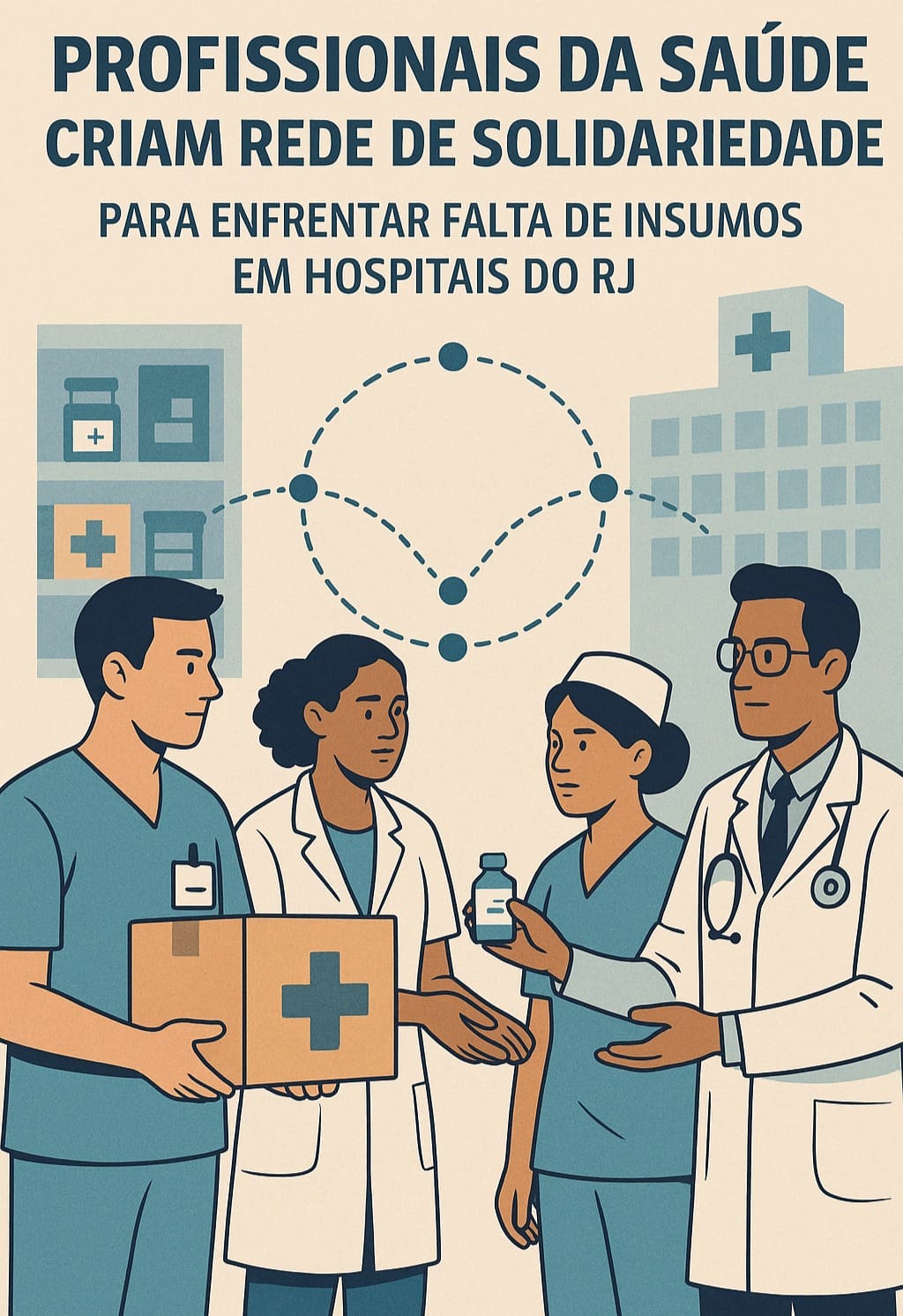 Profissionais da saúde criam rede de solidariedade para enfrentar falta de insumos em hospitais do RJ