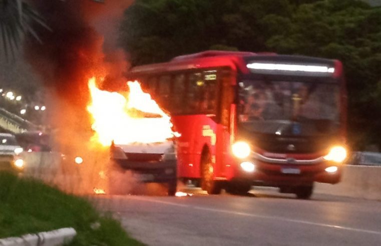 CAMINHONETA PEGA FOGO E MOTORISTAS SE ARRISCAM AO PASSAR AO LADO DAS CHAMAS 🔥🚨
