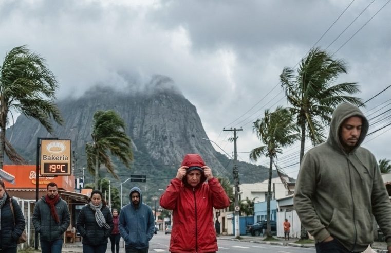Forte massa de ar frio deve derrubar temperaturas no Rio nesta sexta (08)