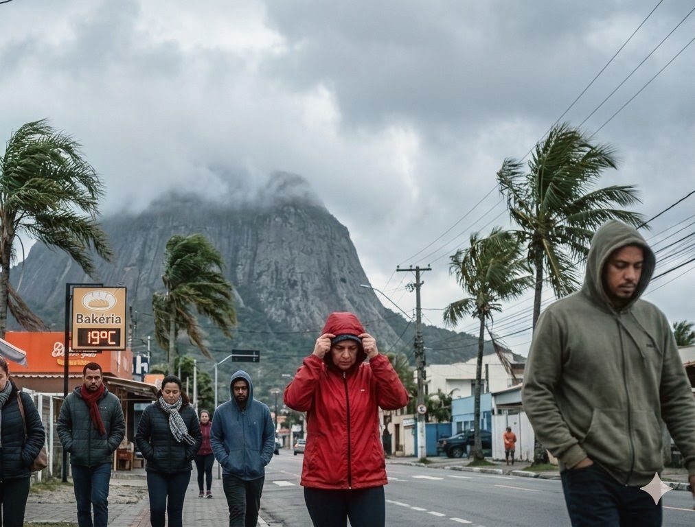 Forte massa de ar frio deve derrubar temperaturas no Rio nesta sexta (08)