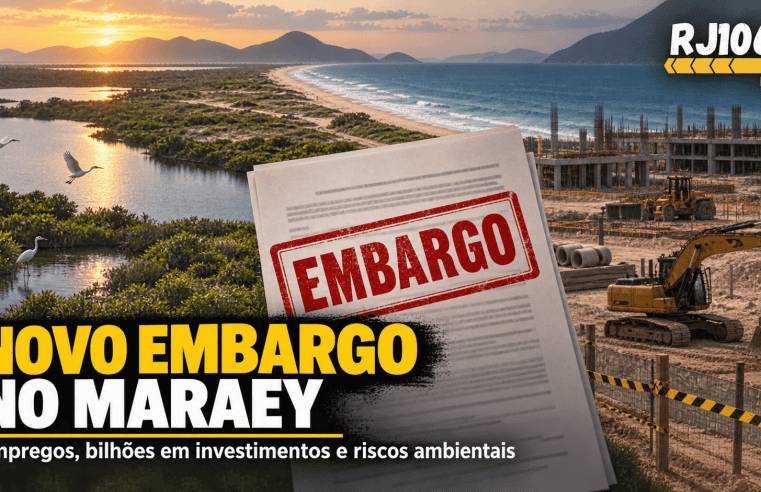 Justiça volta a suspender obras do Maraey em Maricá; decisão reacende debate entre empregos e preservação