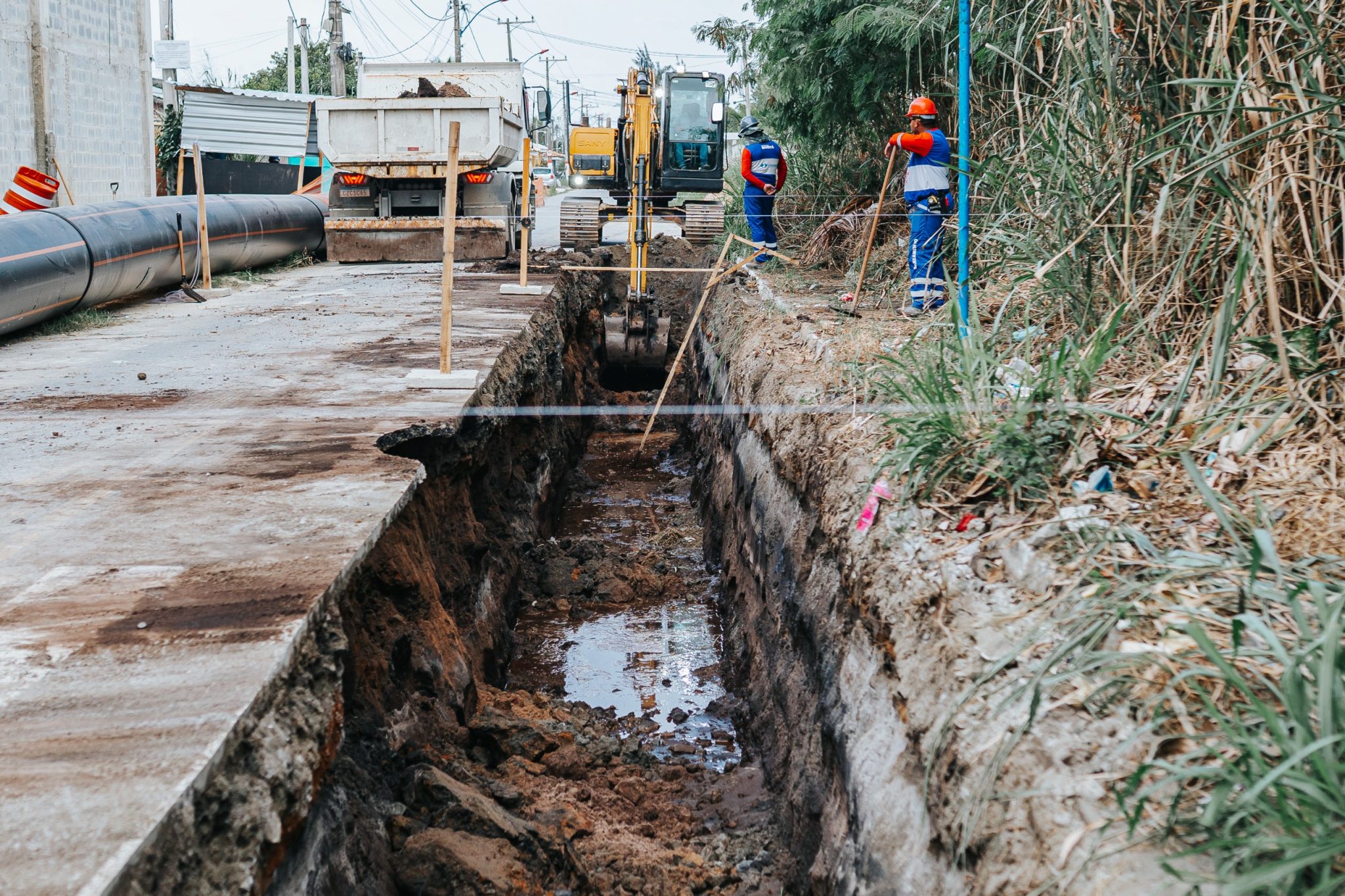 Maricá avança na expansão da rede de esgotamento sanitário