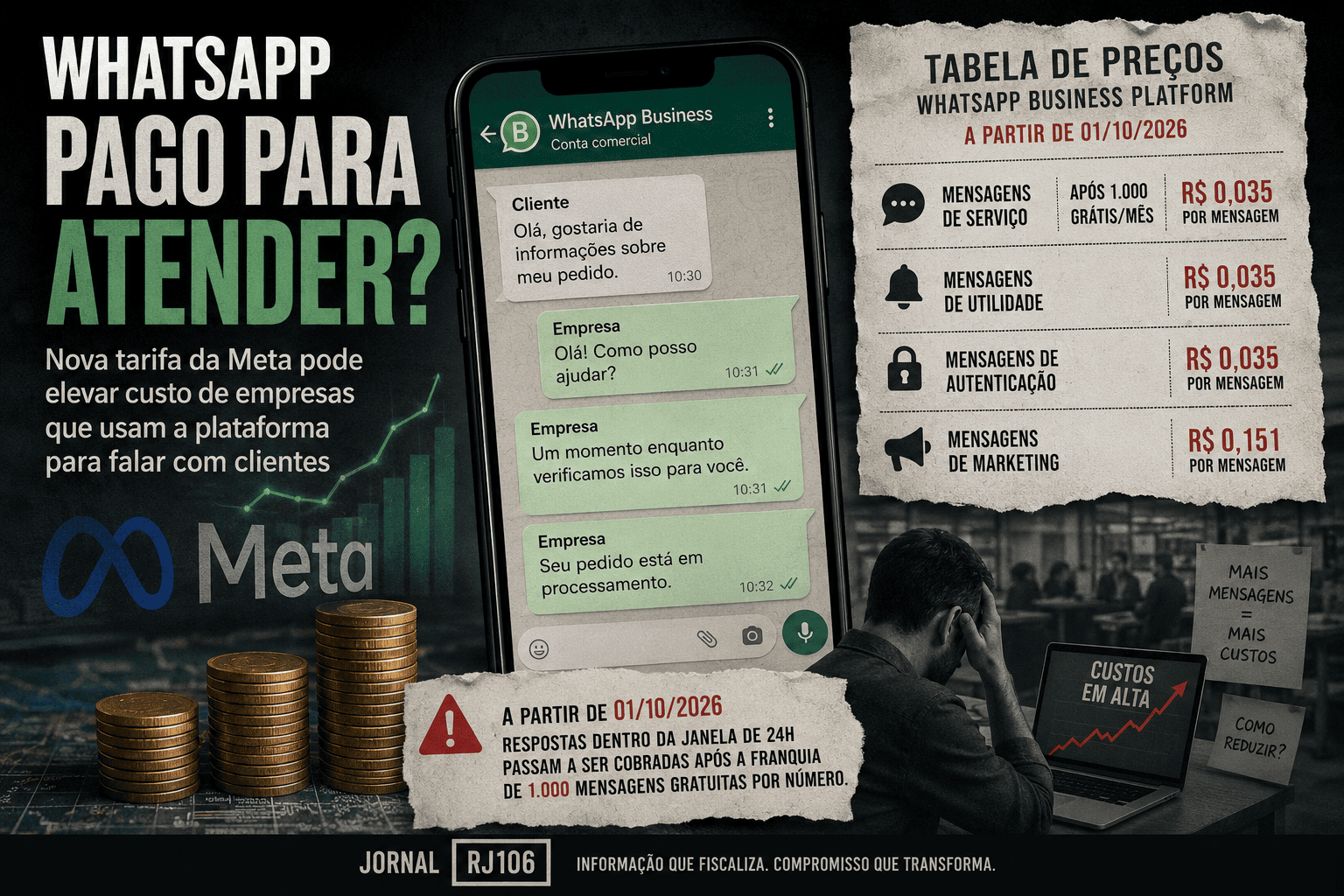 WhatsApp pago a partir de Outubro? SIM! Mas calma…