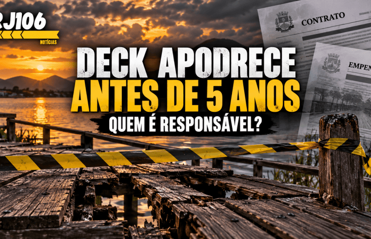 Deck apodrece antes de completar cinco anos e expõe contradição dentro do próprio grupo político de Maricá