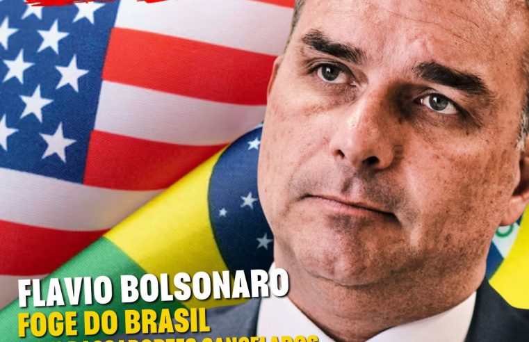 MESMO COM PASSAPORTES CANCELADOS NO BRASIL, EUA DIZEM QUE VÃO DAR VISTOS A FLÁVIO BOLSONARO E FAMÍLIA