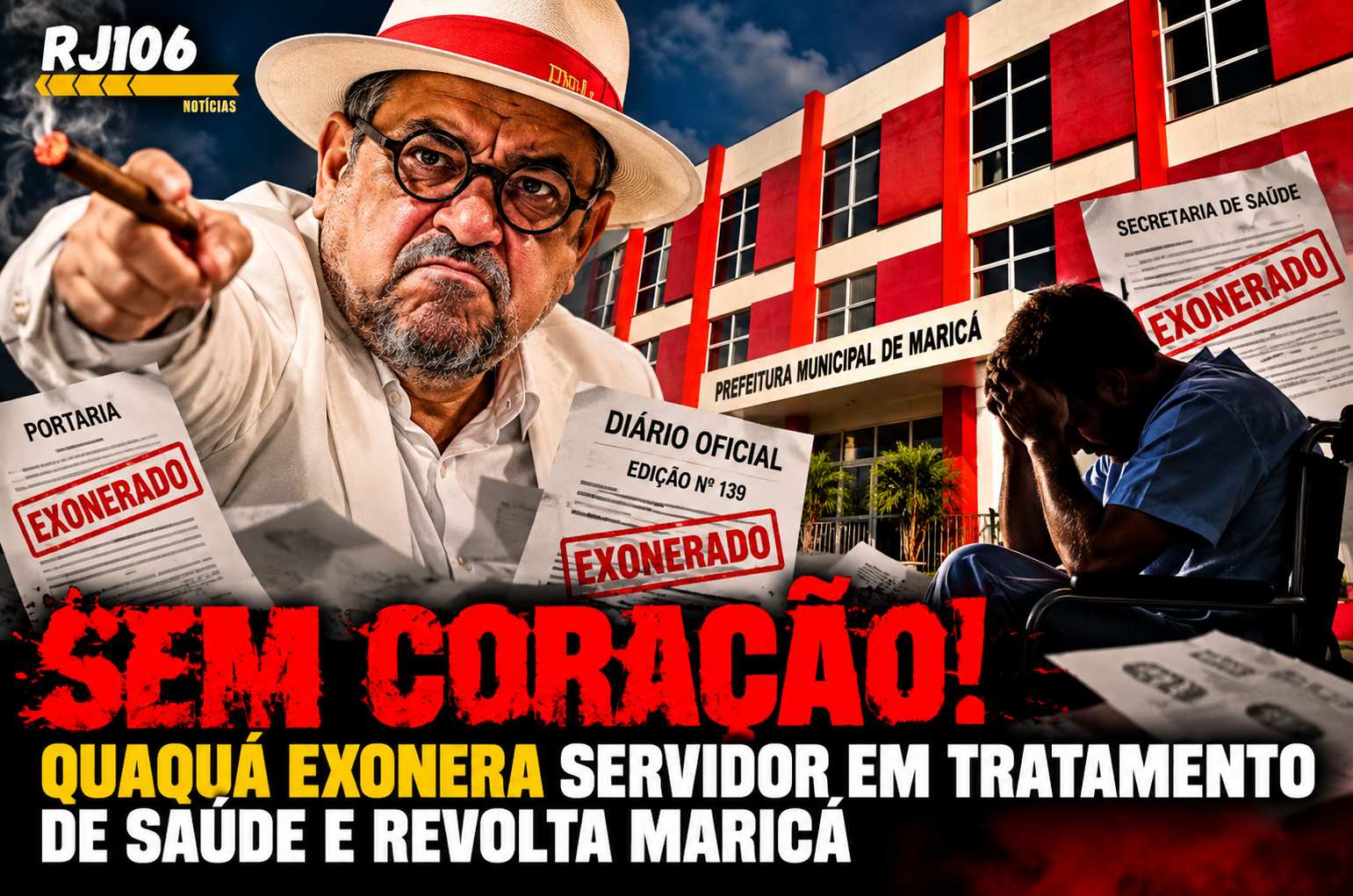 MARICÁ SEM PIEDADE? CASO DE SERVIDOR EM TRATAMENTO DE SAÚDE LEVANTA QUESTIONAMENTOS SOBRE HUMANIDADE DA GESTÃO QUAQUÁ