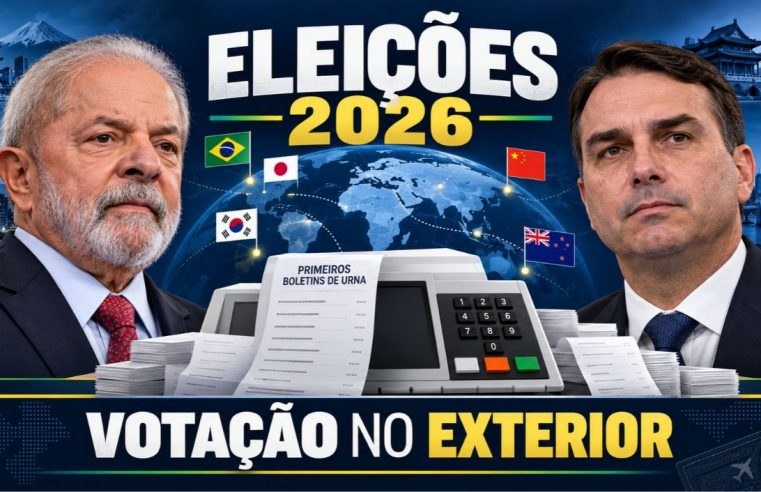 Eleições 2026: primeiros boletins do exterior mostram Lula à frente em países da Ásia e Oceania; Flávio lidera no Japão