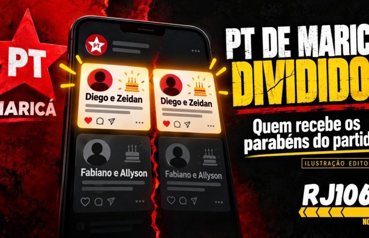 PT de Maricá dividido? Destaque para Diego e Zeidan e silêncio sobre Fabiano e Allyson expõem cobrança por unidade
