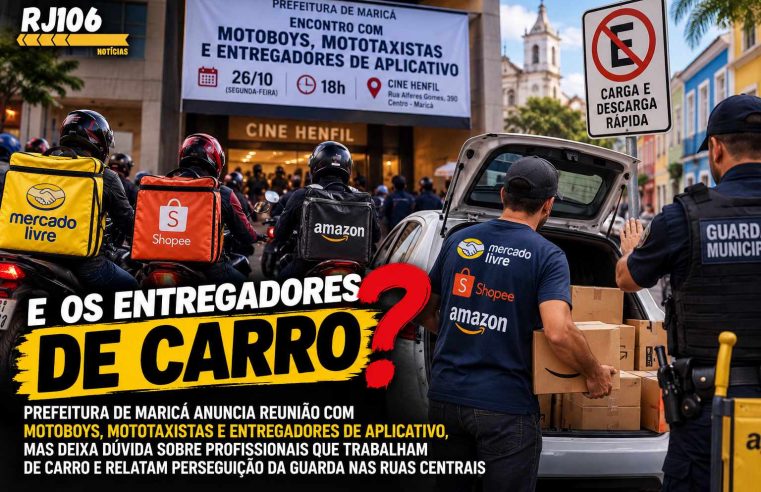 REUNIÃO COM ENTREGADORES LEVANTA QUESTIONAMENTO SOBRE PROFISSIONAIS QUE TRABALHAM DE CARRO
