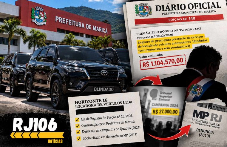 Empresa dos carros blindados de Maricá aparece em despesas da campanha de Quaquá e tem sócio citado em denúncia antiga no MPRJ