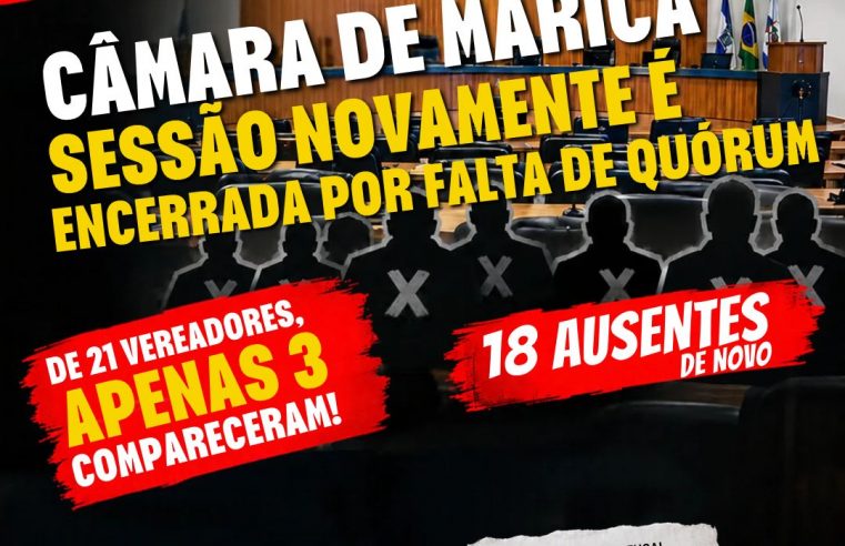 VAGABUNDAGEM POLÍTICA? 18 VEREADORES FALTAM DE NOVO
